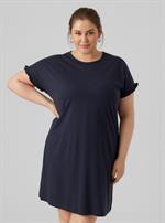 Vero Moda Curve - Dana Kort Kjole/Tunika, Mørkeblå